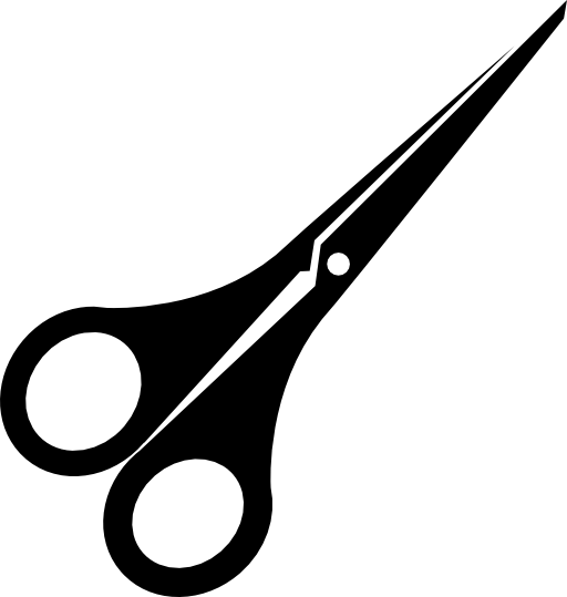 Closed scissors