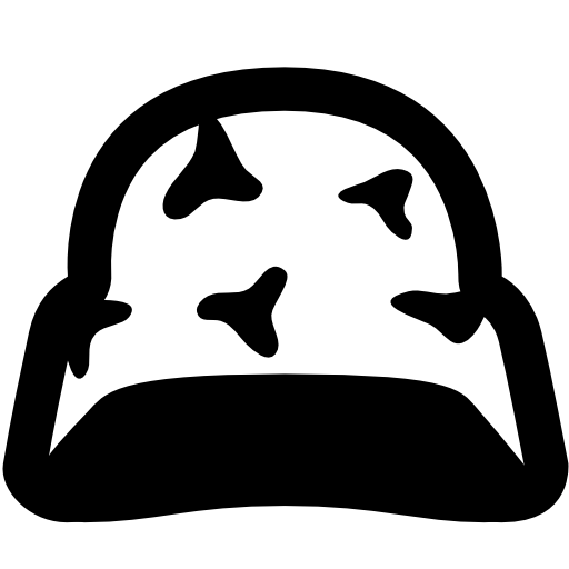 Helmet with camouflage