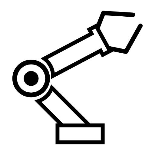 Robotic arm, IOS 7 interface symbol