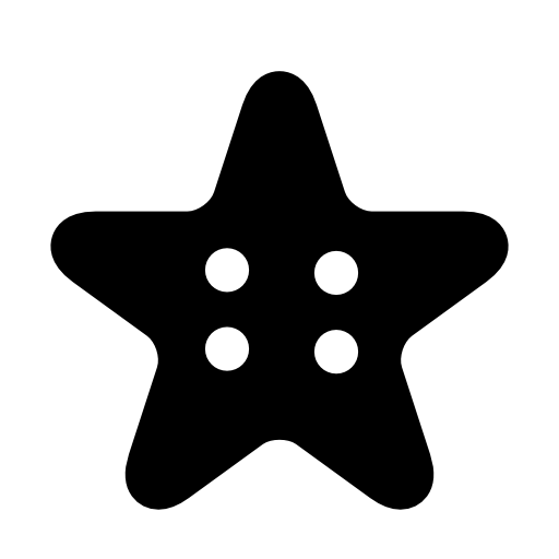 Star clothes button