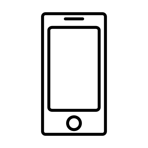 Telephone variant of screen with outline shape
