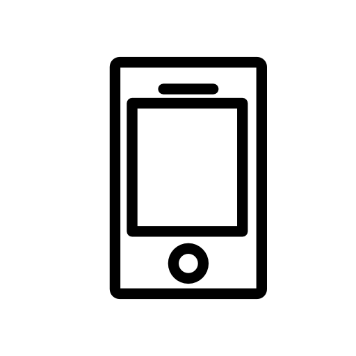 Cellphone or tablet outline