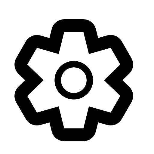 Small cog outline