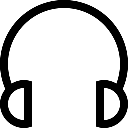 Headphone outline