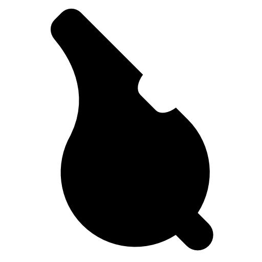 Whistle black silhouette