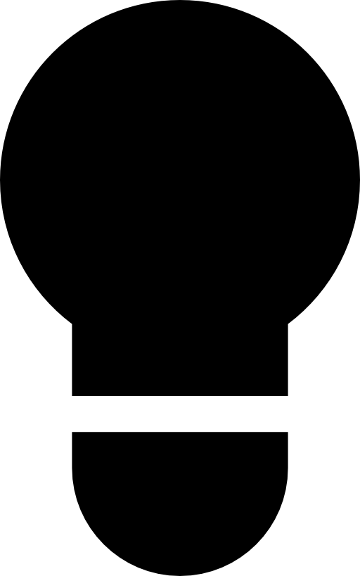 Light bulb shape