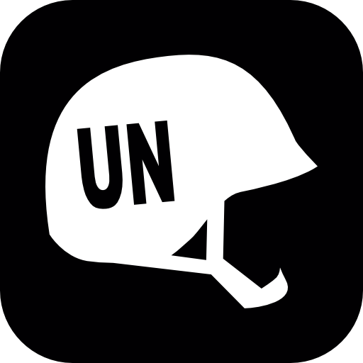 United Nations volunteer helmet