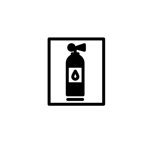 Extinguisher security tool for fire