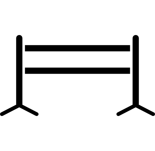 Fence tool for horses jumping competitions