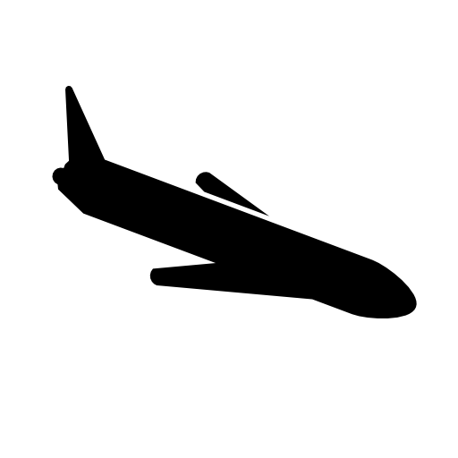 Landing airplane