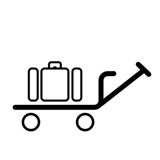 Baggage transport cart