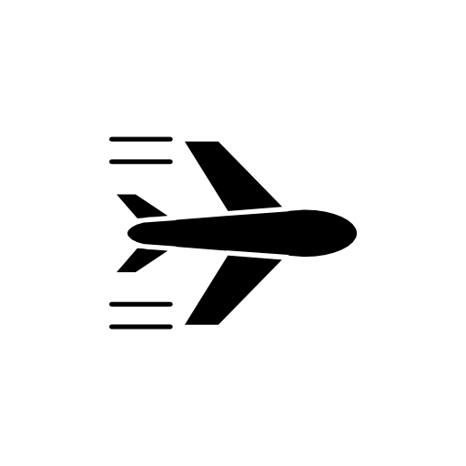 Airplane flying