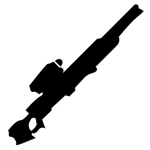 Sniper gun silhouette