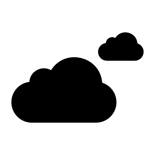 Clouds of two sizes