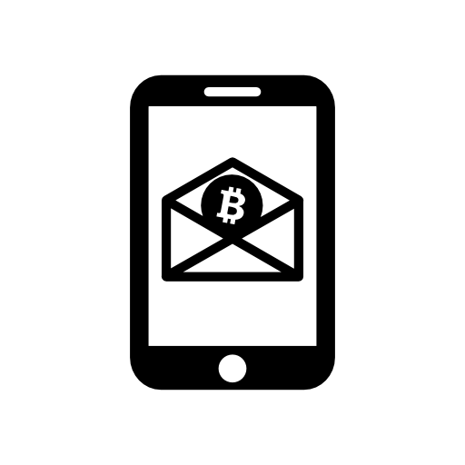 Bitcoin email by mobile phone