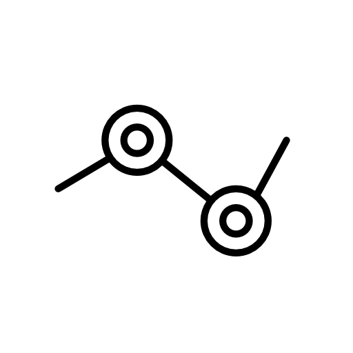 Circles interface symbol in a circle for seo