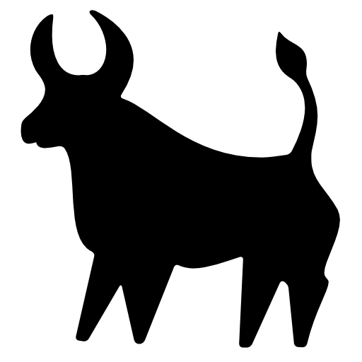 Bull silhouette
