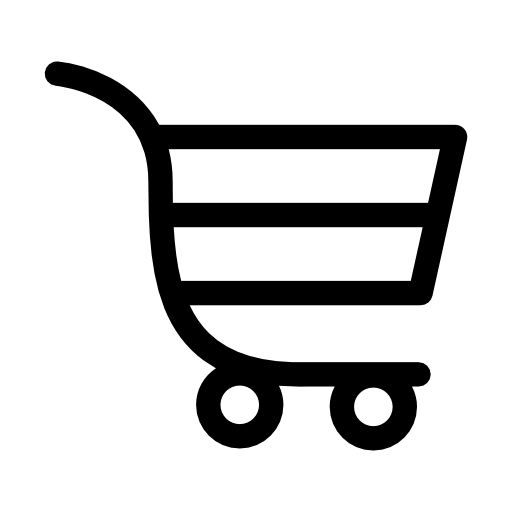 Shopping cart of horizontal stripes