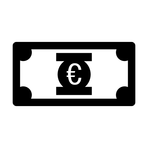 Money of euro bill paper