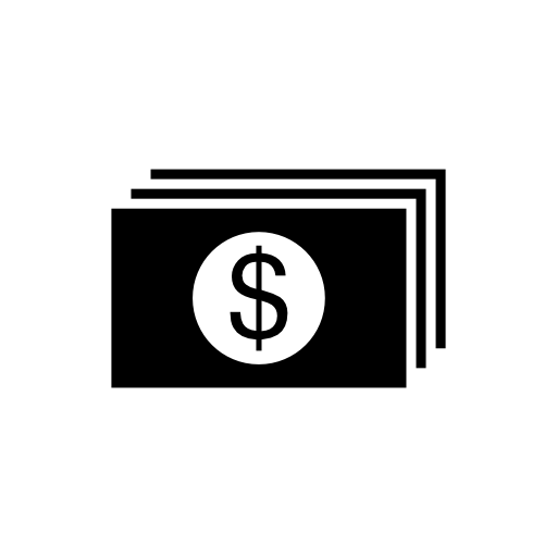 Dollar paper bills stack