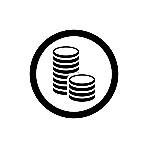 Coins stacks in a circle