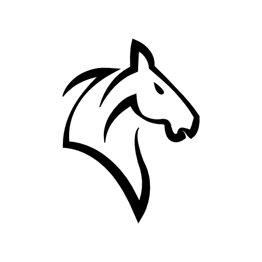 Head of a horse outline