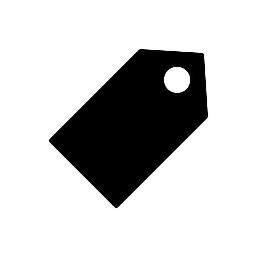 Label black shape