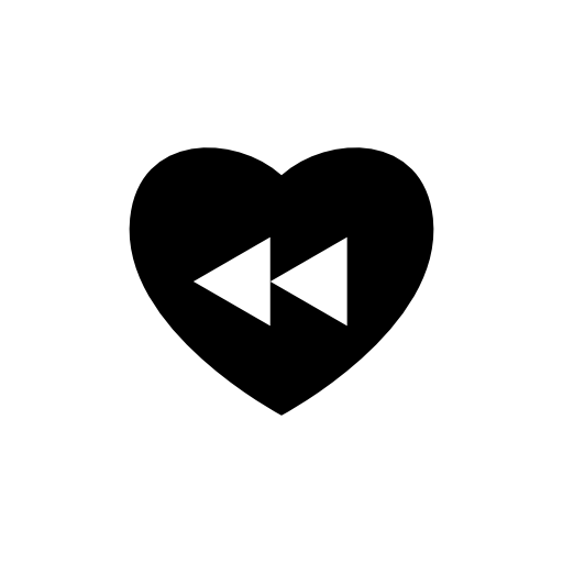 Heart rewind back button