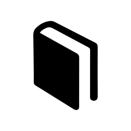 Book of black cover in diagonal position