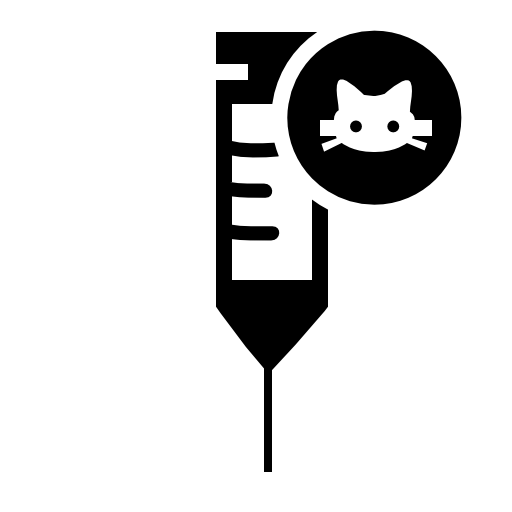 Syringe for cat