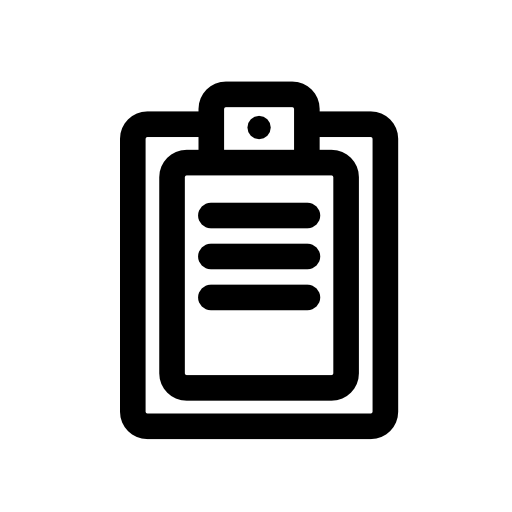 Clipboard with file