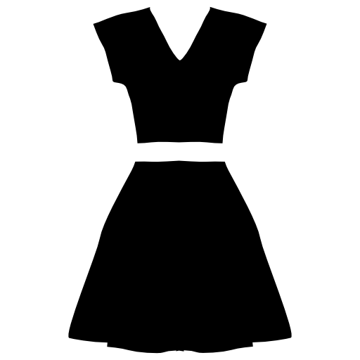 Female black dress