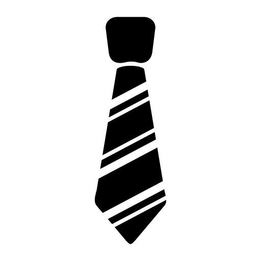 Tie of striped design