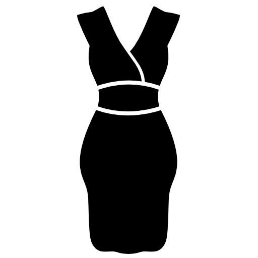 Sexy feminine dress in black