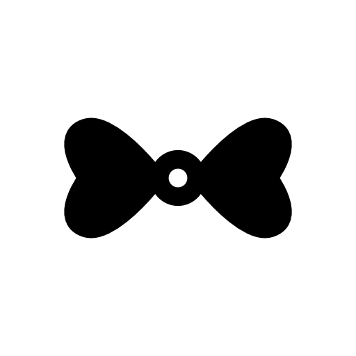 Bow tie with hearts
