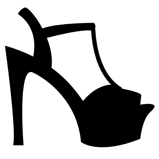 Platform strap heels