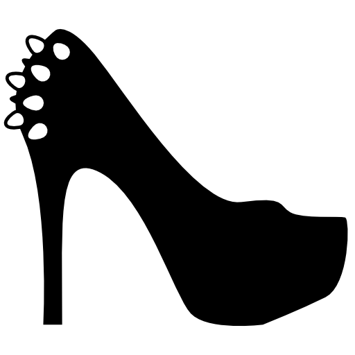 Studded heels
