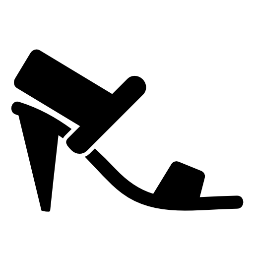 Slip on high heels sandals