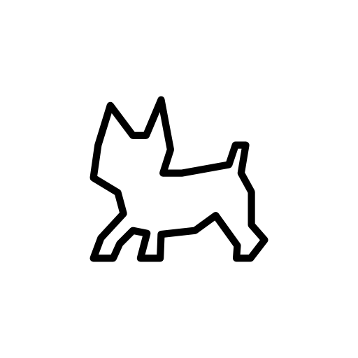 Puppy, small pet dog shape