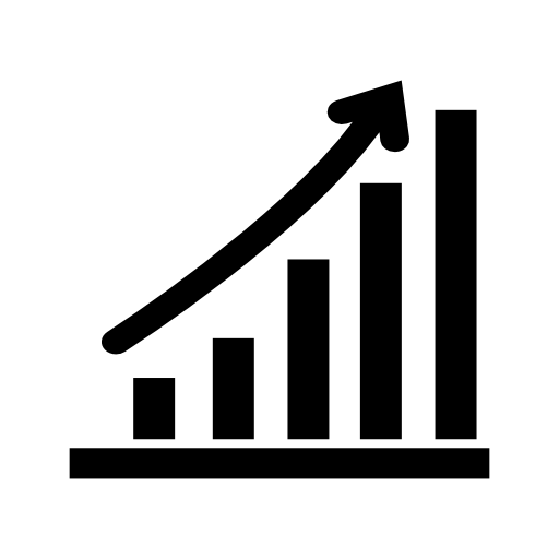 Increasing stocks graphic