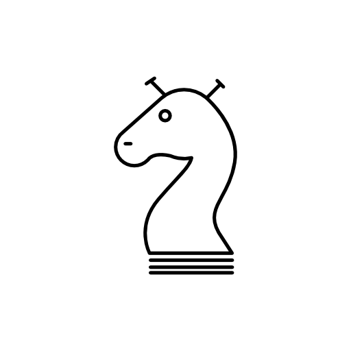 Horse head silhouette variant