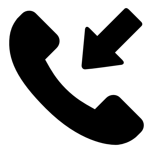 Incoming call, IOS 7 interface symbol
