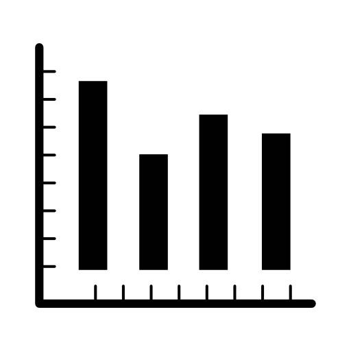Data analytics bars graphic