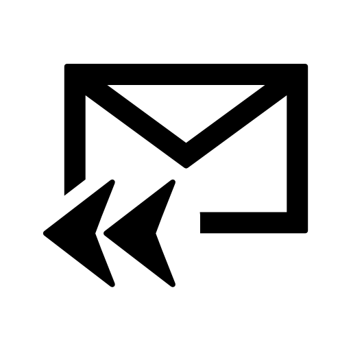 Mail reply all symbol for interface
