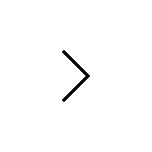 Chevron arrow to right, IOS 7 interface symbol