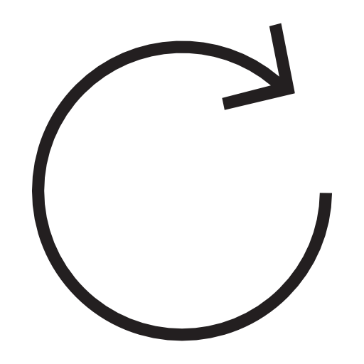Arrow, refresh, IOS 7 interface symbol