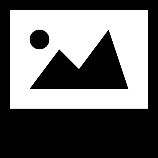 Image symbol with big shadow or polaroid variant