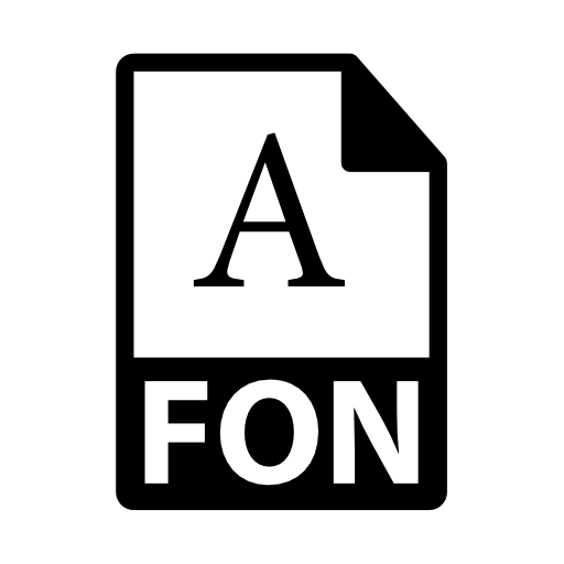 Fon file format symbol