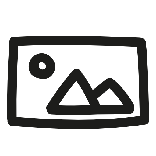 Picture of a landscape hand drawn symbol