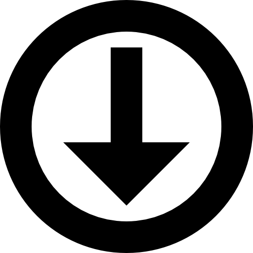 Download circular interface button